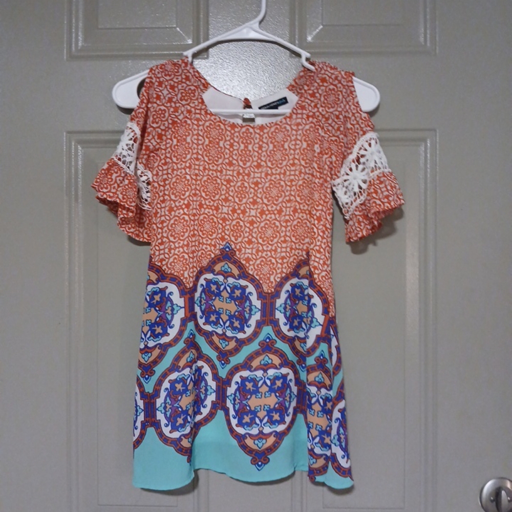 Sequin Heart Girls Dress Size 7